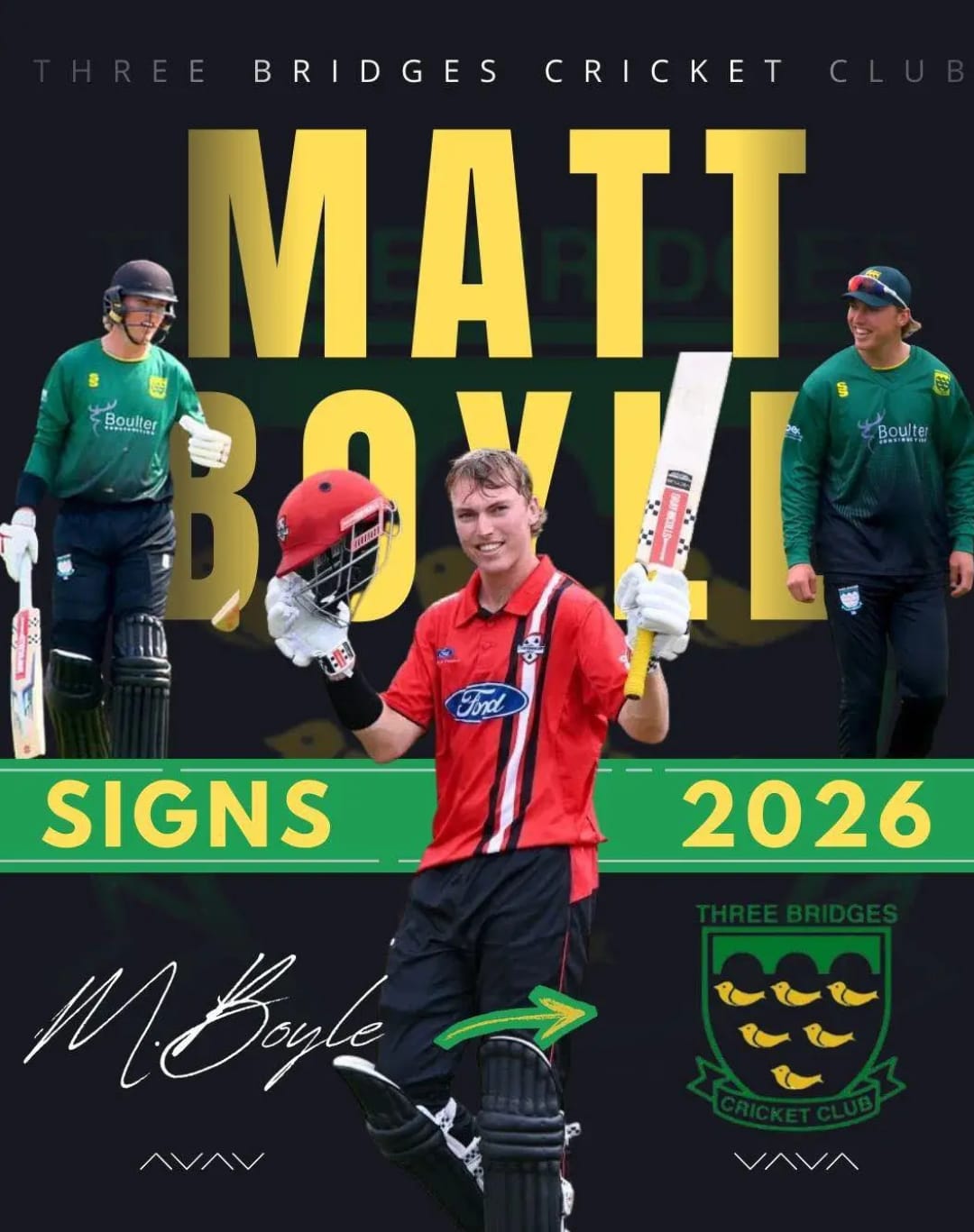 Matt Boyle Returns for the 2026 Season
